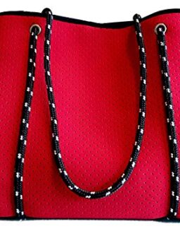 Pole Tribe Neoprene Tote Bags for Women, Lightweight Large Neoprene Bag I Superb Gym Tote or as Womens Travel Totes…