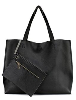 Scarleton Leather Tote Bag for Women, Womens Purses and Handbags, Reversible Tote Bags for Women, Purses for Women…