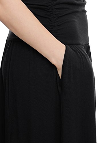 TRENDY UNITED Women's Rayon Spandex High Waist Shirring Maxi Skirt with Pockets - Image 5