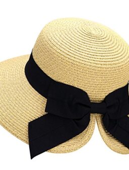 Verabella Sun Hats for Women UPF 50+ Women's Lightweight Foldable/Packable Beach Sun Hat