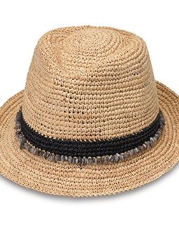 Wallaroo Hat Company Tahiti Trilby – Two-Toned Sun Hat, Packable, Adjustable, Modern Style, Designed in Australia