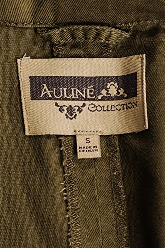 Women's Premium Vintage Wash Lightweight Military Fashion Twill Hoodie Jacket - Image 4