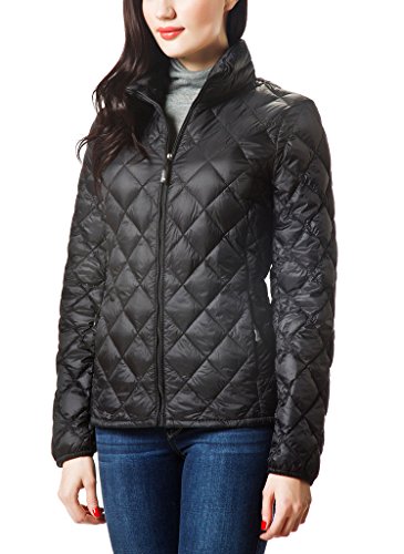 XPOSURZONE Women Packable Down Quilted Jacket Lightweight Puffer Coat - Image 3
