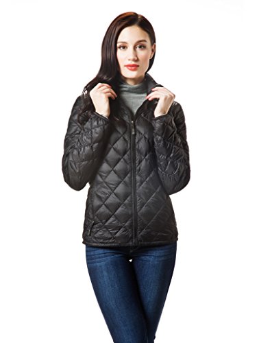 XPOSURZONE Women Packable Down Quilted Jacket Lightweight Puffer Coat - Image 4