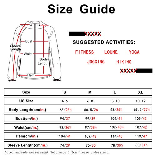 icyzone Athletic Running Track Zip Up Jackets for Women, Yoga Gym Long Sleeve Workout Shirts with Hood - Image 7